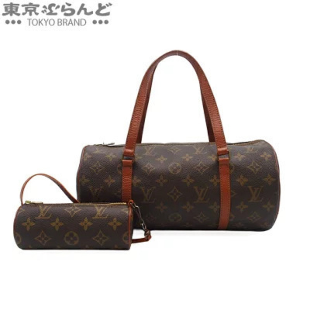Louis Vuitton Papillon Handbag Monogram Canvas Pouch